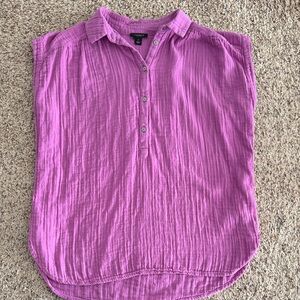 Ann Taylor Factory cap sleeve Blouse